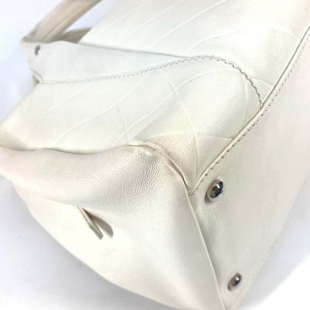 CHANEL White Boston Bag - Picture 10 of 16